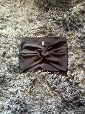 Black Twist Front Headband